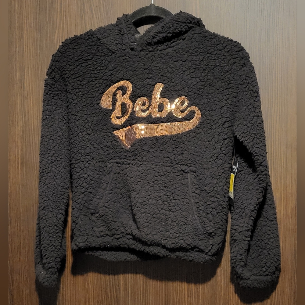 Bebe Sherpa Hoodie Size: Large(14/16)